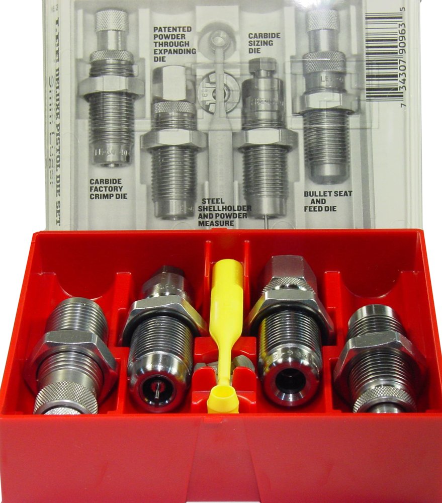 Lee Precision 90967 Deluxe 4 Die Set 45 Colt Lee Precision 90967 Deluxe 4 Die Set 45 Colt