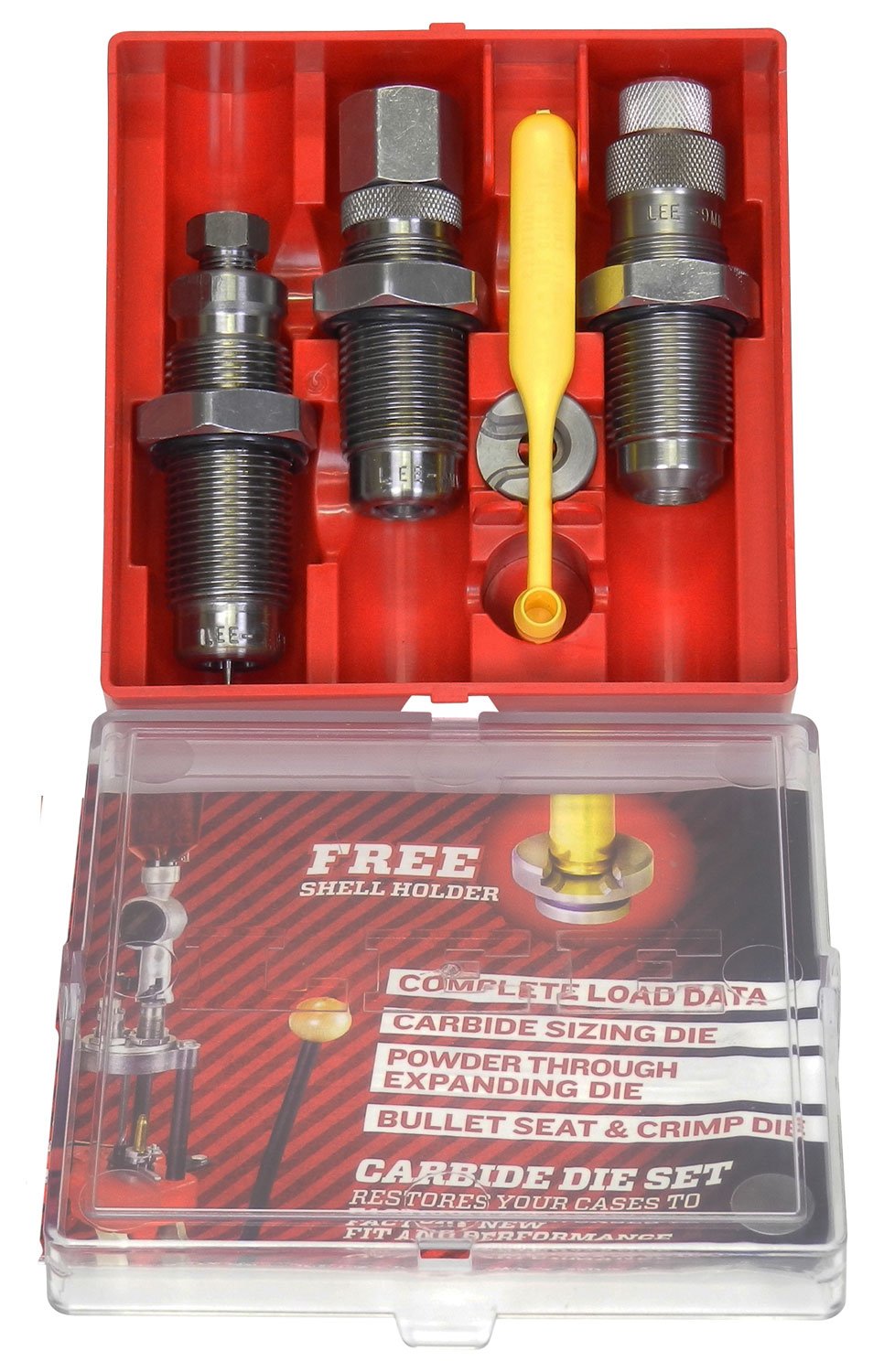 Lee Precision 90176 Carbide 3-Die Set 9mm Makarov Lee Precision 90176 Carbide 3-Die Set 9mm Makarov