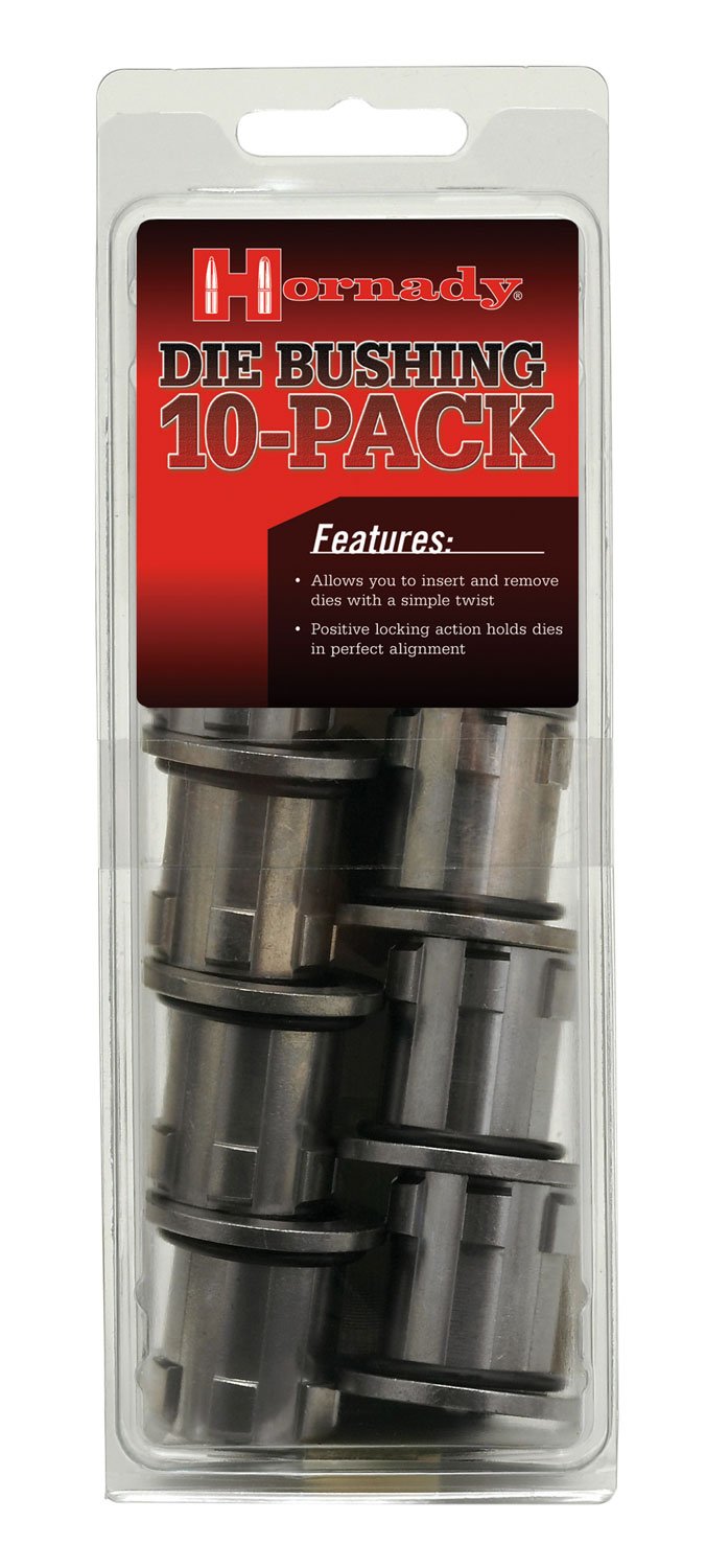 Hornady 044096 Lock-N-Load Die Bushing Metal Works With Hornady Lock N Load AP Press 10 Pack Hornady 044096 Lock-N-Load Die Bushing Metal Works With Hornady Lock N Load AP Press 10 Pack