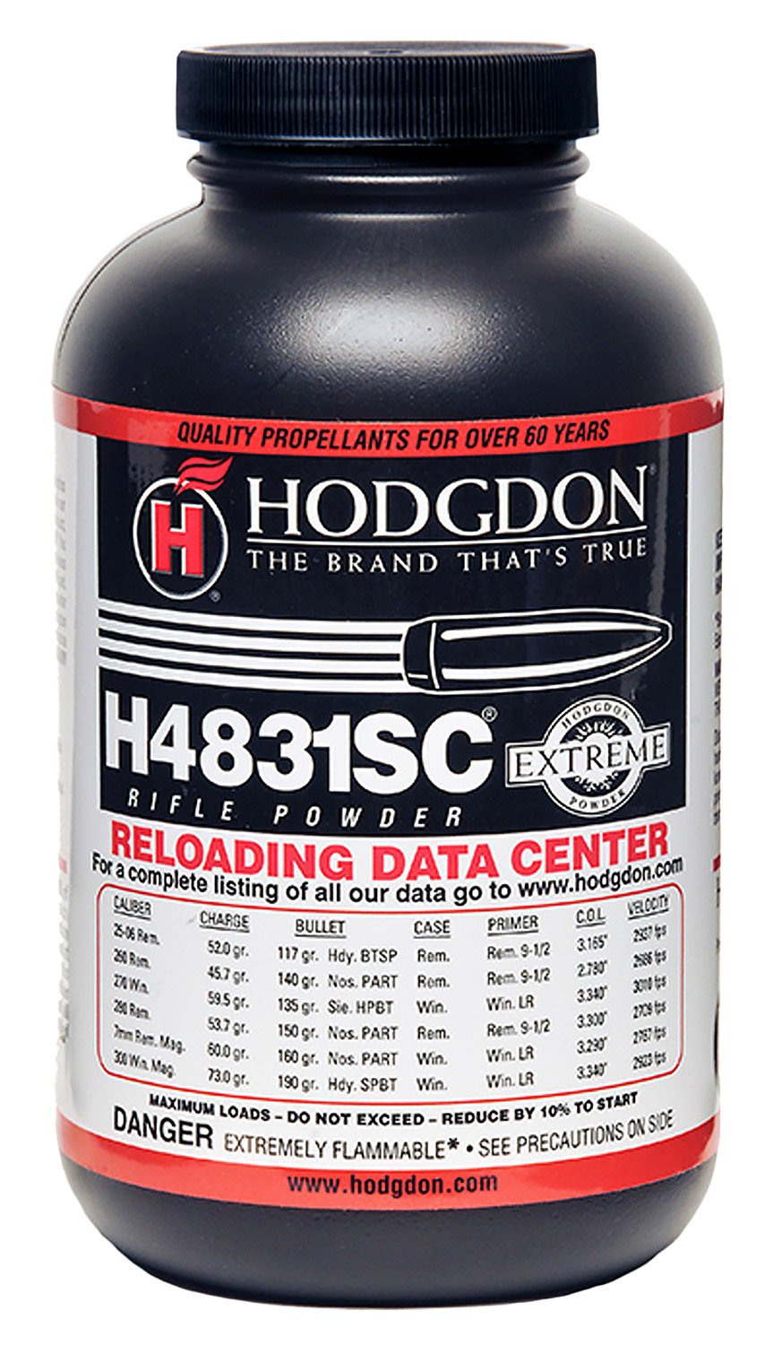 Hodgdon 48311S Extreme H4831SC Rifle Powder Multi-Caliber 1 lb Hodgdon 48311S Extreme H4831SC Rifle Powder Multi-Caliber 1 lb