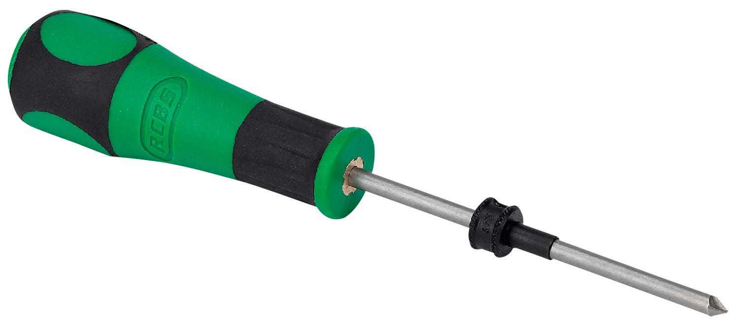 RCBS 88146 Flash Hole Deburr Tool w/Case Pilot Stop 6mm RCBS 88146 Flash Hole Deburr Tool w/Case Pilot Stop 6mm