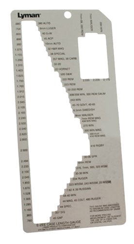 Lyman 7832215 E-Zee Case Length Gauge 1 All Over 70 Rifle/Pistol & Rifle Cases