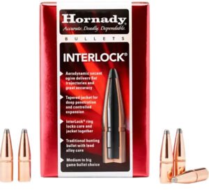 Hornady 3040 InterLock  30 Cal .308 165 gr Soft Point 100 Per Box/ 15 Case