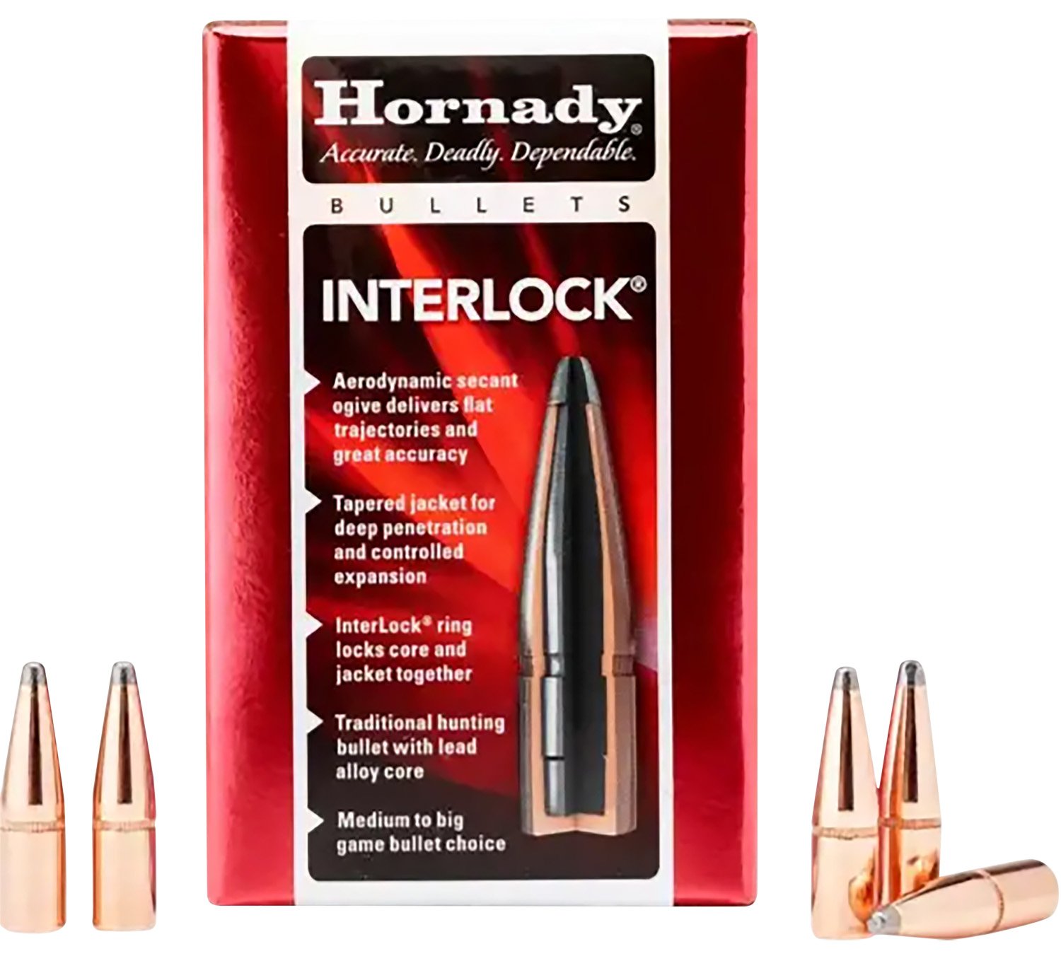 Hornady 3232 InterLock 8mm .323 150 gr Soft Point 100 Per Box/ 15 Case Hornady 3232 InterLock 8mm .323 150 gr Soft Point 100 Per Box/ 15 Case