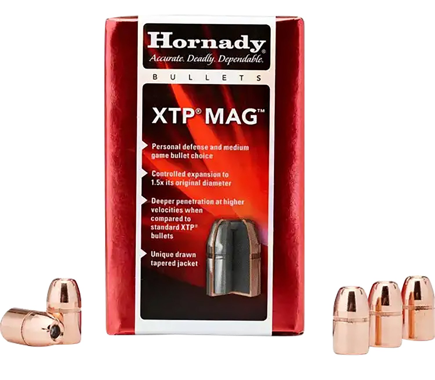 Hornady 45235 XTP Mag 45 Cal .452 300 gr Hollow Point 50 Per Box/ 15 Case Hornady 45235 XTP Mag 45 Cal .452 300 gr Hollow Point 50 Per Box/ 15 Case