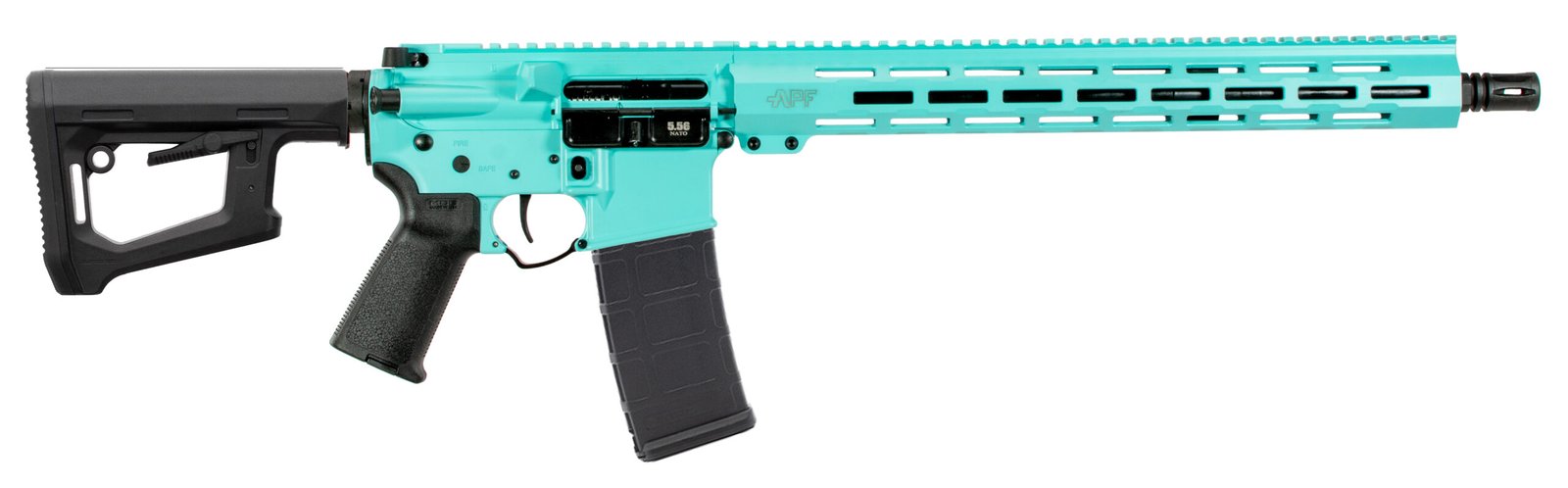 APF 5.56 NATO FURY 16 ROBBINS EGG BLUE MLOK APF 5.56 NATO FURY 16 ROBBINS EGG BLUE MLOK