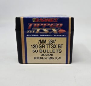 Barnes 7mm (.284 Dia) Reloading Bullets Copper TTSX B30298 120 Grain Boat Tail Ballistic Tip 50 Pieces