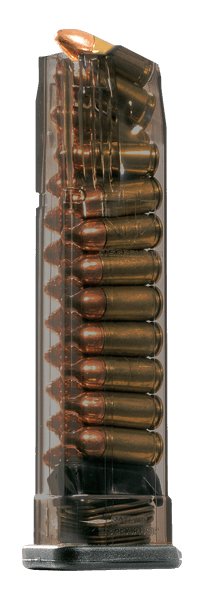 ETS MAG SW MP 9MM 21RD EXTEND CARBON SMOKE ETS MAG SW MP 9MM 21RD EXTEND CARBON SMOKE