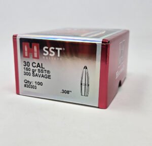 Hornady 30 Cal (.308 Dia) Reloading Bullets For 300 Savage H30303 150 Grain SST 100 Pieces