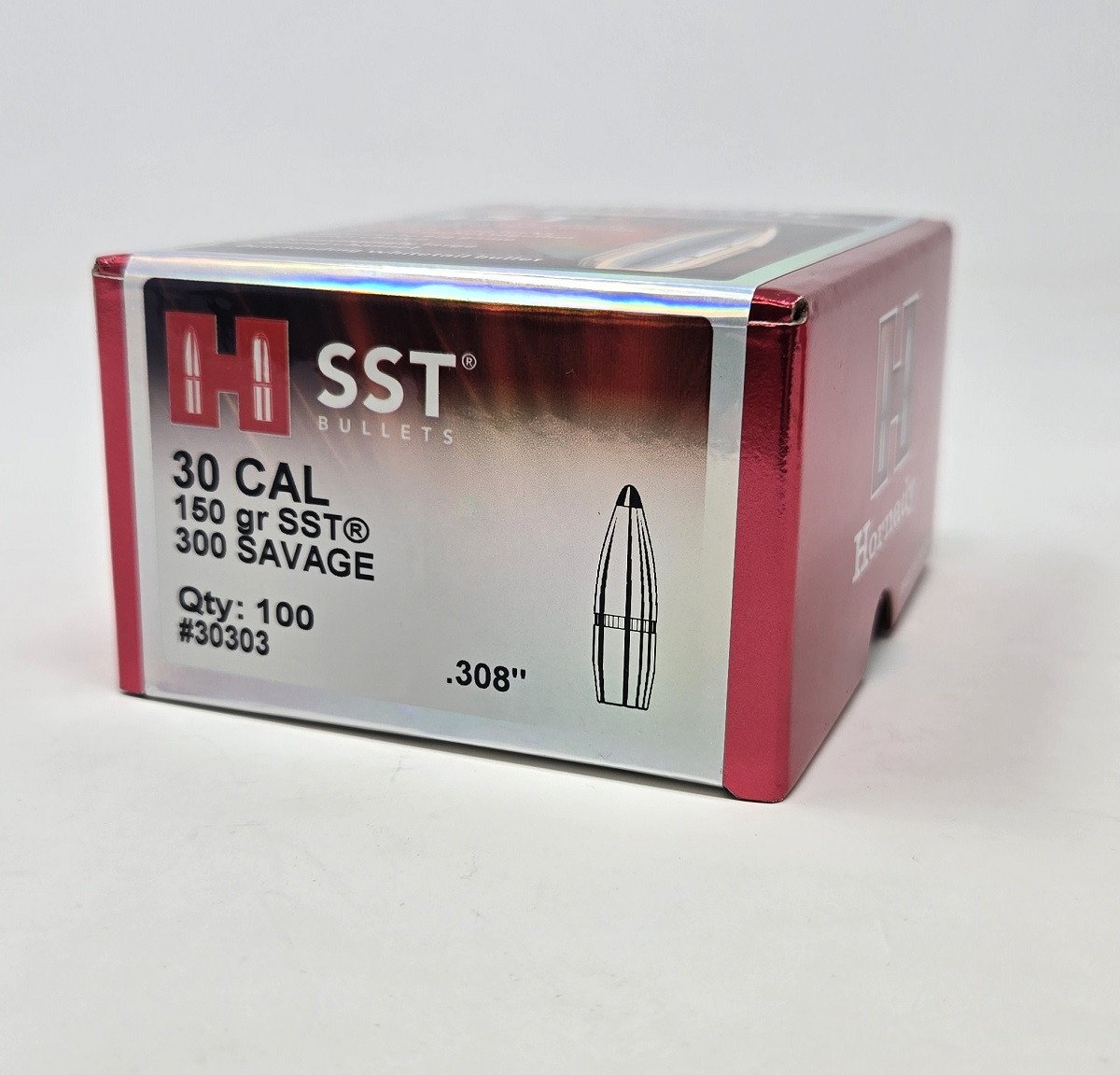 Hornady 30 Cal (.308 Dia) Reloading Bullets For 300 Savage H30303 150 Grain SST 100 Pieces Hornady 30 Cal (.308 Dia) Reloading Bullets For 300 Savage H30303 150 Grain SST 100 Pieces