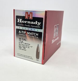 Hornady 30 Cal (.308 Dia) Reloading Bullets H30717 176 Grain A-Tip Match 100 Pieces
