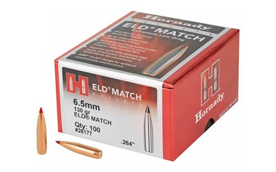 HRNDY ELD-M 6.5MM .264 130GR 100CT HRNDY ELD-M 6.5MM .264 130GR 100CT