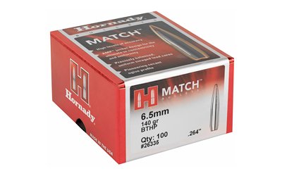 HRNDY MATCH 6.5MM .264 140GR 100CT - Image 2
