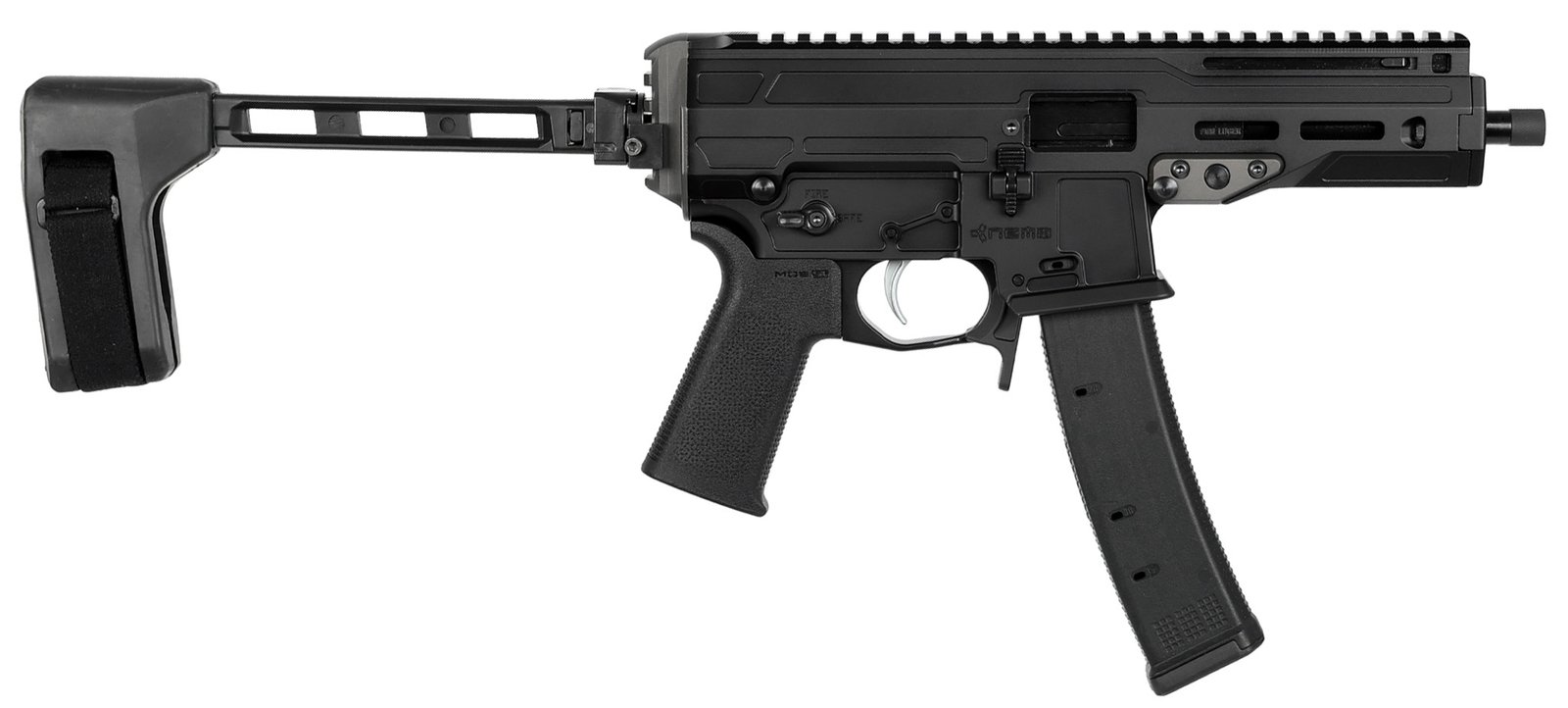 NEMO OMEN MONGOOSE 9MM W BRACE THREADED NEMO OMEN MONGOOSE 9MM W BRACE THREADED