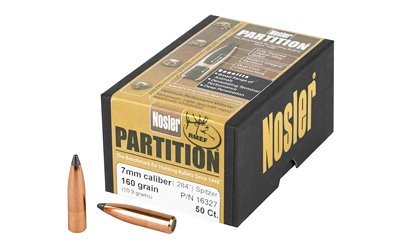 NOSLER 7MM 160GR SP PARTITION 50CT NOSLER 7MM 160GR SP PARTITION 50CT