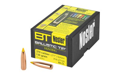 NOSLER 270 CAL 130GR 50CT NOSLER 270 CAL 130GR 50CT
