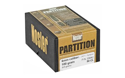 NOSLER 6MM 100GR SP PARTITION 50CT - Image 2