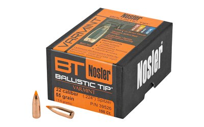 NOSLER 22 CAL 55GR 100CT NOSLER 22 CAL 55GR 100CT