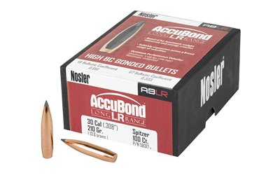NOSLER ABLR 30 CAL 210GR SP 100CT NOSLER ABLR 30 CAL 210GR SP 100CT