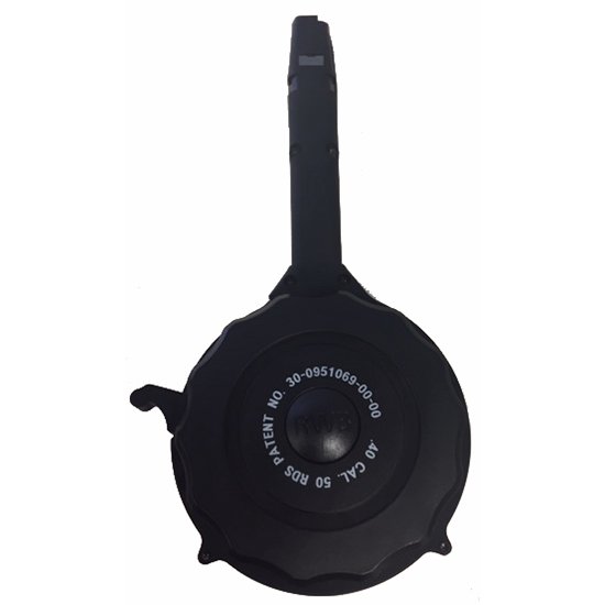 RWB DRUM MAG GLOCK 45ACP 40RD BLACK POLYMER (20) RWB DRUM MAG GLOCK 45ACP 40RD BLACK POLYMER (20)
