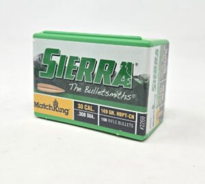 Sierra 30 Cal/7.62mm (.308 Dia) Reloading Bullets Matchking SRAA2269 169 Grain Hollow Point Boat Tail 100 Pieces