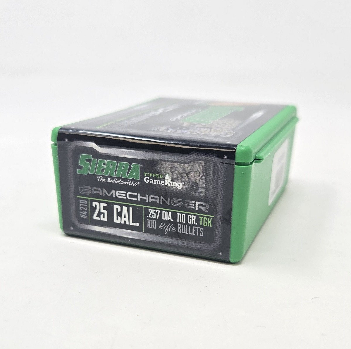 Sierra 25 Cal (.257 Dia) Reloading Bullets Tipped Gameking SRAA4210 110 Grain Ballistic Tip 100 Pieces Sierra 25 Cal (.257 Dia) Reloading Bullets Tipped Gameking SRAA4210 110 Grain Ballistic Tip 100 Pieces