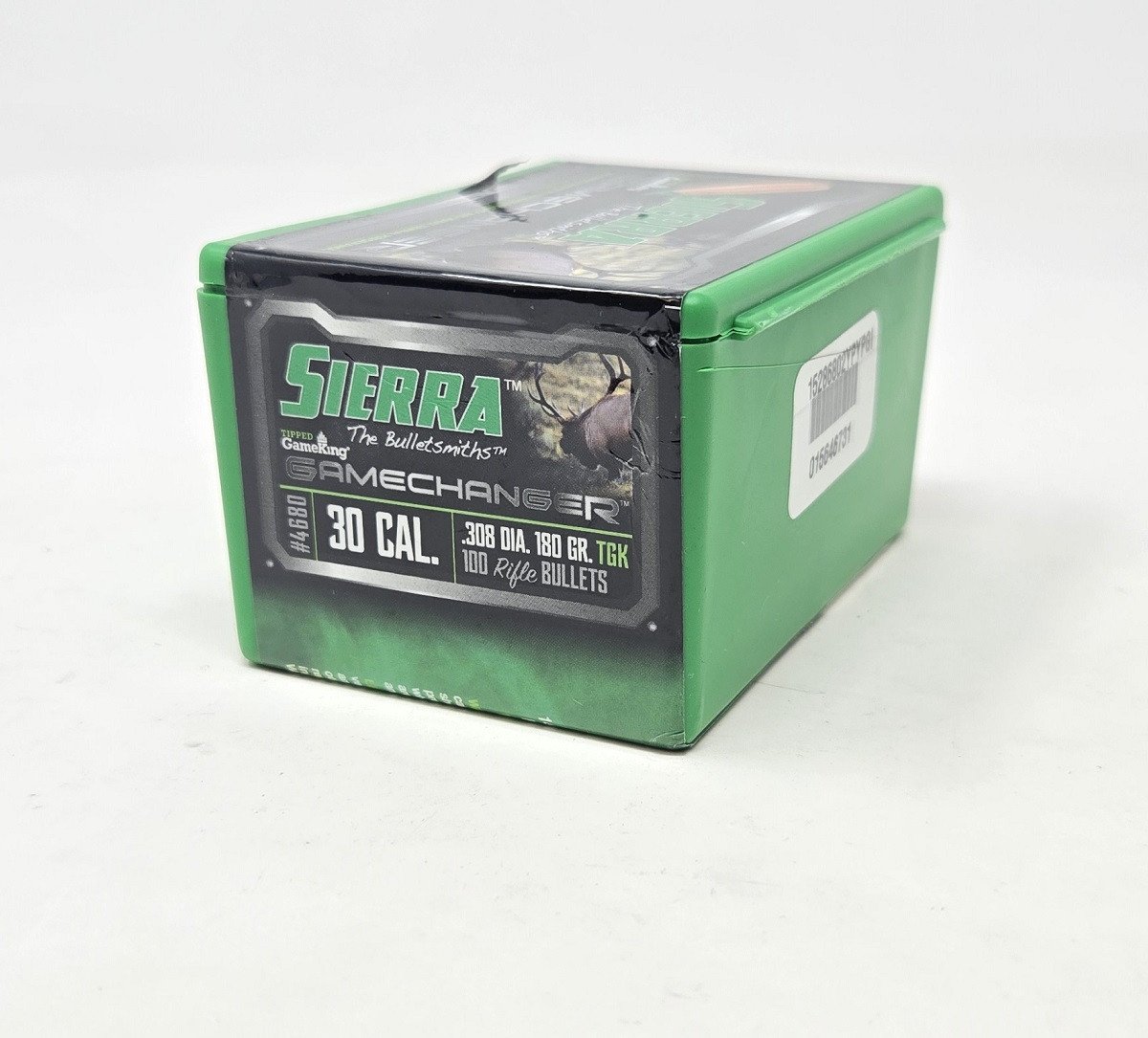 Sierra 30 Cal (.308 Dia) Reloading Bullets Tipped Gameking SRAA4680 180 Grain Boat Tail Ballistic Tip 100 Pieces Sierra 30 Cal (.308 Dia) Reloading Bullets Tipped Gameking SRAA4680 180 Grain Boat Tail Ballistic Tip 100 Pieces