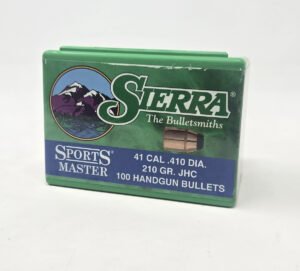 Sierra 41 Cal (.410 Dia) Reloading Bullets Sports Master SRAA8520 210 Grain Jacketed Hollow Cavity 100 Pieces
