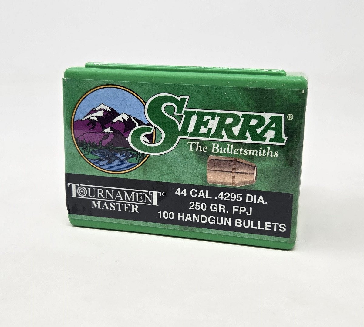 Sierra 44 Cal/44 Mag (.429 Dia) Reloading Bullets SRAA8615 250 Grain Full Metal Jacket 100 Pieces Sierra 44 Cal/44 Mag (.429 Dia) Reloading Bullets SRAA8615 250 Grain Full Metal Jacket 100 Pieces