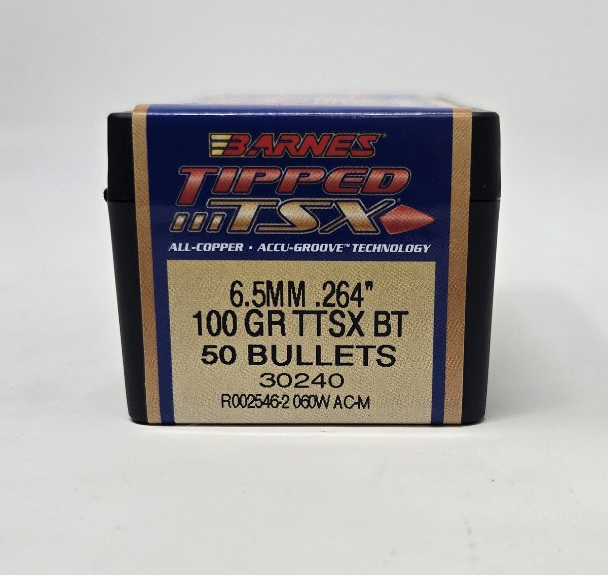 Barnes 6.5mm (.264 Dia) Reloading Bullets Copper TTSX B30240 100 Grain Boat Tail Ballistic Tip 50 Pieces