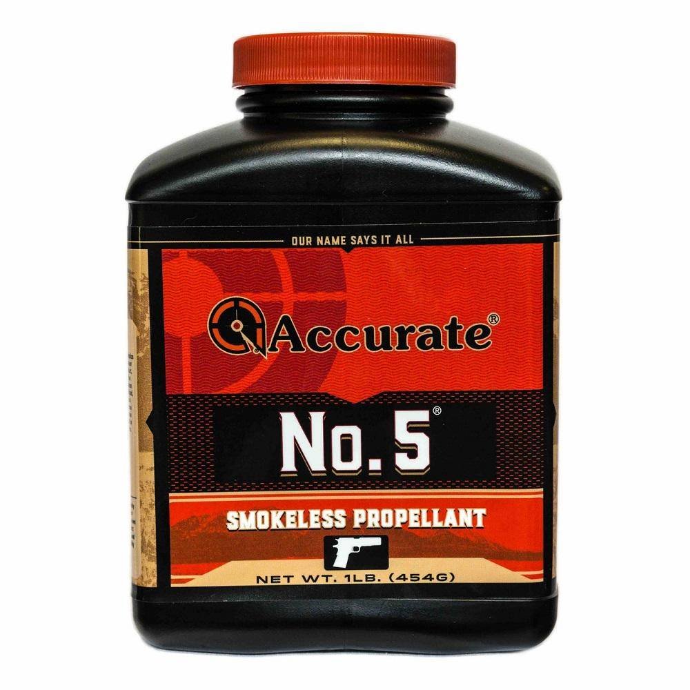Accurate No. 5 Handgun Powder 1 lbs Accurate No. 5 Handgun Powder 1 lbs