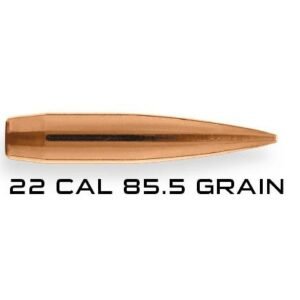 Berger Long Range Hybrid Target Bullets .22 cal .224″ 85.5 gr HPBT 1000/ct