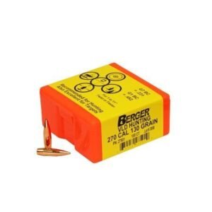 Berger Match Grade Hunting Bullets .270 cal .277″ 130 gr VLD Hunter 100/ct