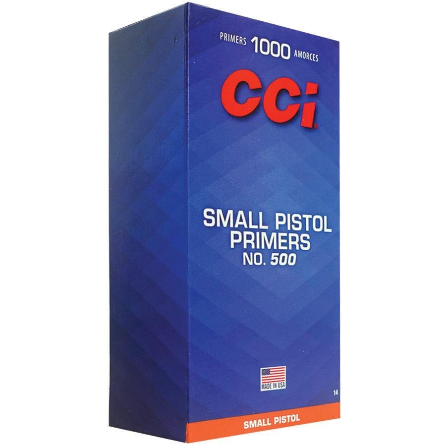 CCI Standard Primers #500 Small Pistol 1000/ct CCI Standard Primers #500 Small Pistol 1000/ct