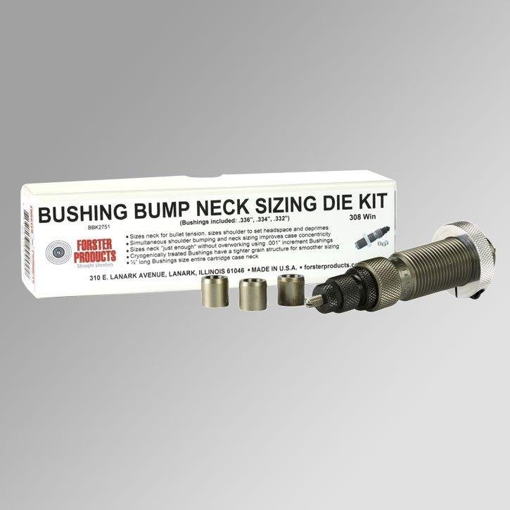 Forster Bushing Bump Kit 6.5 Creedmoor-Neck Sizing Die & 3 Bushings .292 .290 .288 Forster Bushing Bump Kit 6.5 Creedmoor-Neck Sizing Die & 3 Bushings .292 .290 .288