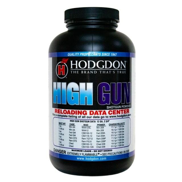 Hodgdon High Gun Shotgun/Pistol Powder 1lbs Hodgdon High Gun Shotgun/Pistol Powder 1lbs