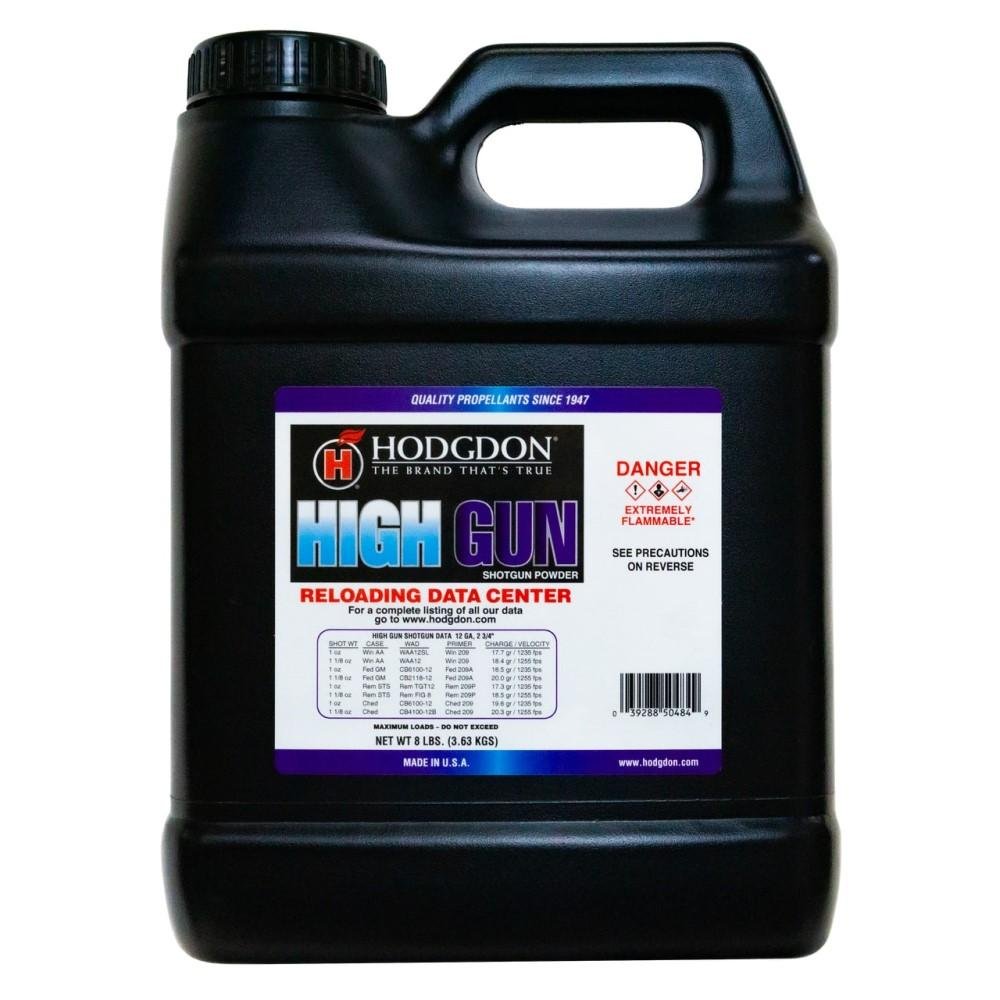 Hodgdon High Gun Shotgun/Pistol Powder – 8lbs Hodgdon High Gun Shotgun/Pistol Powder – 8lbs