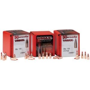 Hornady V-MAX Bullets .22 cal .224″ 60 gr V-MAXFB 100/ct