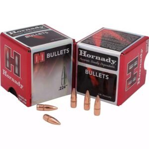 Hornady Traditional / FMJ Rifle Bullets .22 cal .224″ 62 gr FMJ 5500/ct