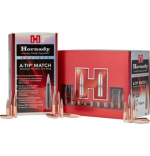 Hornady Aluminum A-Tip Match Rifle Bullets SEQUENTIAL 6mm .243″ 110 gr (1-7.7″)  500/ct