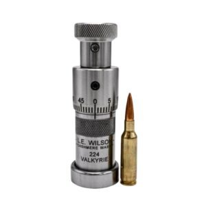 L.E. Wilson Stainless Steel Bullet Seater Die with Micrometer Adjustment 7mm Rem Mag