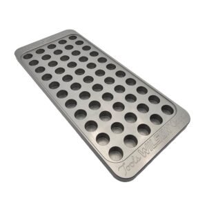 L.E. Wilson Billet Aluminum Reloading Tray .378″ 55 Hole