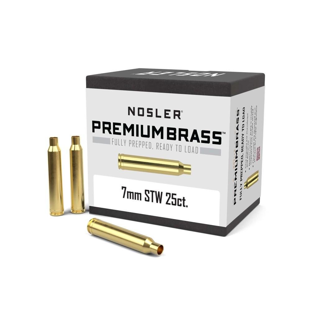Nosler Unprimed Brass Rifle Cartridge Cases 7mm STW 25/ct Nosler Unprimed Brass Rifle Cartridge Cases 7mm STW 25/ct