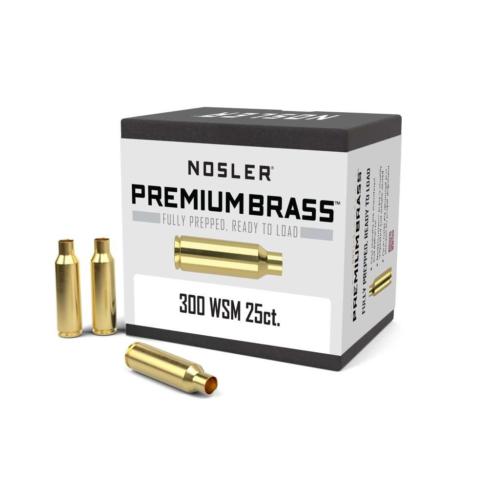 Nosler Unprimed Brass Rifle Cartridge Cases .300 WSM 25/ct Nosler Unprimed Brass Rifle Cartridge Cases .300 WSM 25/ct