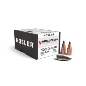 Nosler Varmageddon Rifle Bullets 7.62×39 .310″ 123 gr FB-TIPPED 100/ct