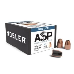 Nosler Sporting Handgun Pistol Bullets .45 cal .451″ 230 gr JHP 250/ct