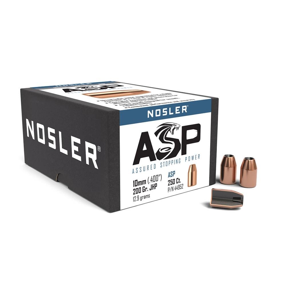 Nosler Sporting Handgun Pistol Bullets 10mm .400″ 200 gr JHP 250/ct Nosler Sporting Handgun Pistol Bullets 10mm .400″ 200 gr JHP 250/ct