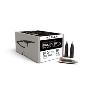 Nosler Ballistic SilverTip Hunting Rifle Bullets .270 cal .277″ 130 gr SBT-BSTIP 50/ct
