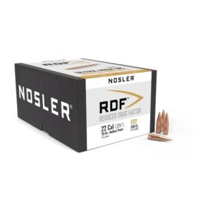 Nosler RDF Match Rifle Bullets .22 cal .224″ 70 gr HPBT 500/ct