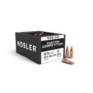 Nosler Custom Competition Rifle Bullets .30 cal .308″ 155 gr HPBT 100/ct
